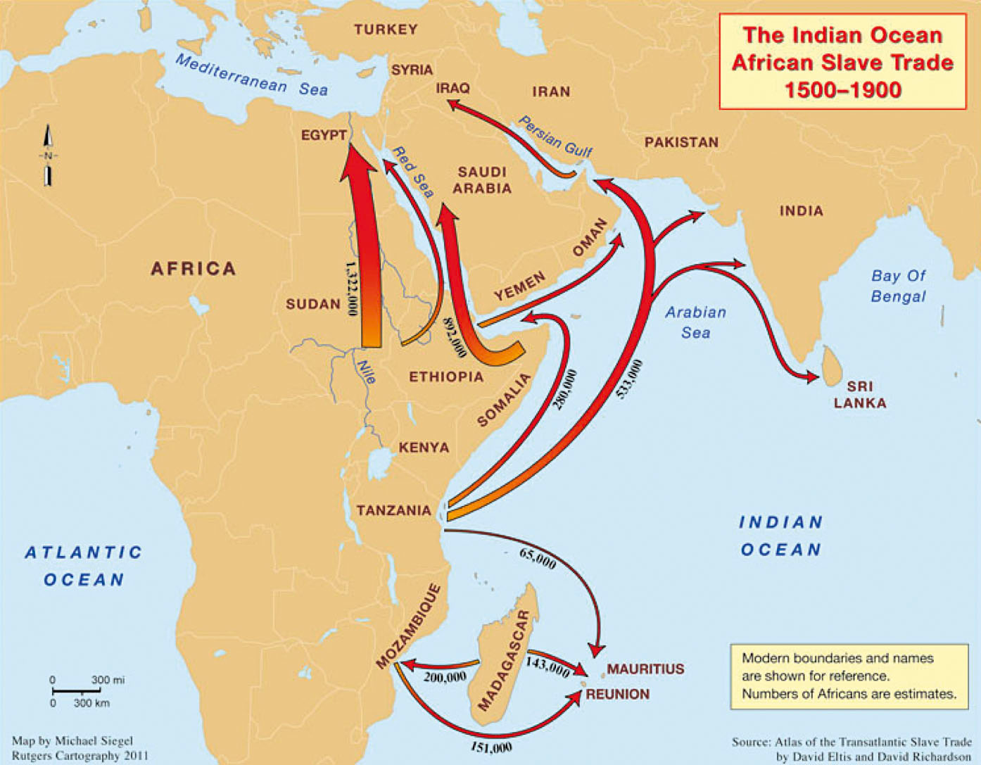 Traite africaine océan Indien 1500-1900
